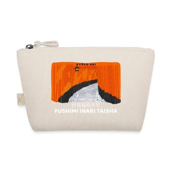 Japan, Kyoto, Fushimi Inari Taisha Torii Drawing - Organic Pouch - nature - Front