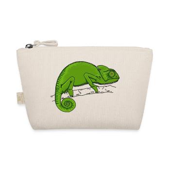 Chameleon green - Organic Pouch - nature - Front