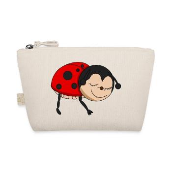 Ladybug sleeps - Organic Pouch - nature - Front