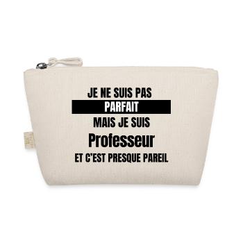 I'm not perfect but I'm a teacher - Organic Pouch - nature - Front