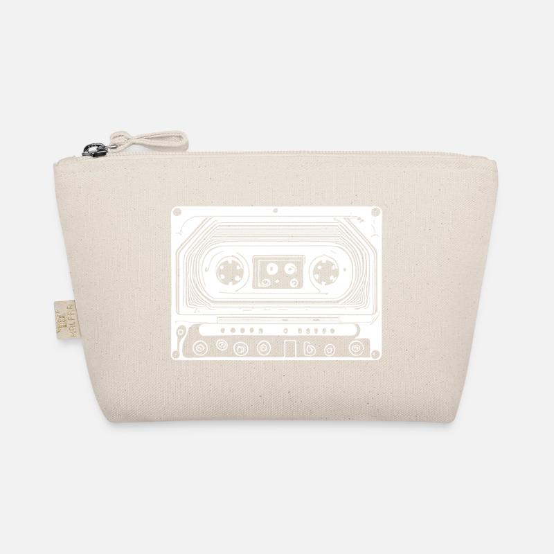 Retro Design Audio Cassette Organic Pouch