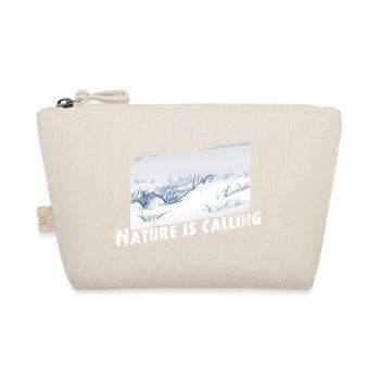 Nature is calling Winter - Organic Pouch - nature - Front