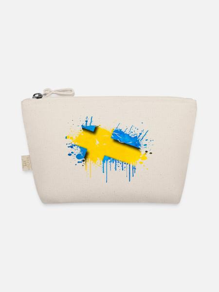 Sweden Sweden Scandinavia Nordic countries Viking Europe - Organic Pouch - nature - Front
