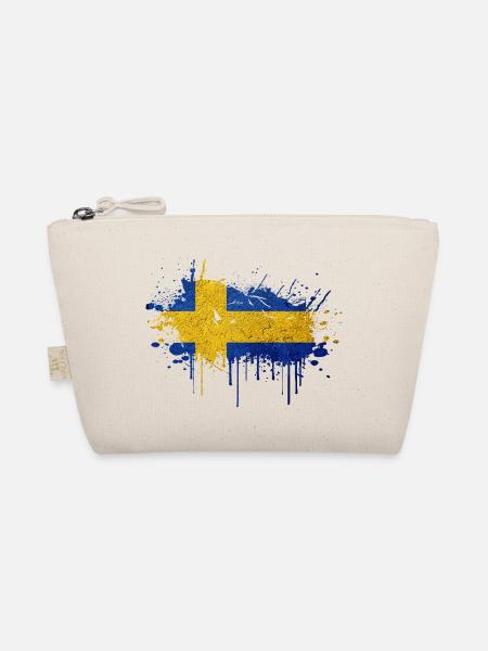 Sweden Sweden Scandinavia Nordic countries Viking Europe - Organic Pouch - nature - Front