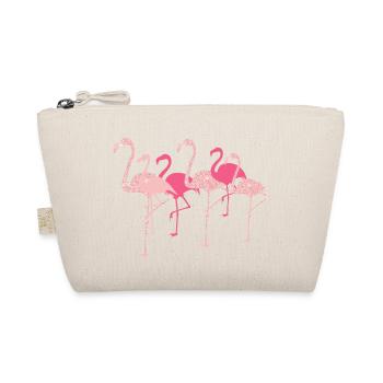 Flamingo flamant rose - Trousse biologique - nature - Devant