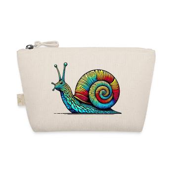 Schnecke - Bio-Täschchen - Natur - Vorne