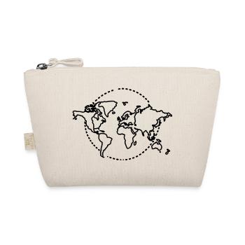 Croquis de carte du monde - Trousse biologique - nature - Devant
