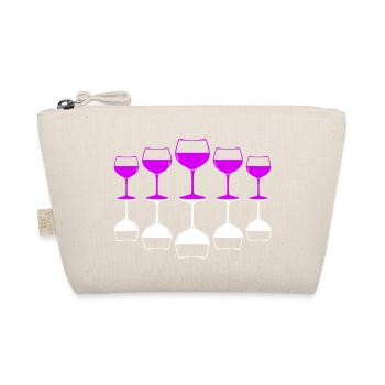 Wine Symbol Red Wine Glass - Organic Pouch - nature - Front