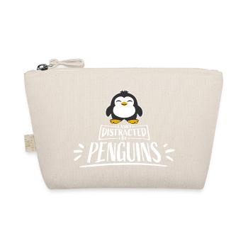 Facilement distrait par les pingouins Drôle Mignon Pingouin - Trousse biologique - nature - Devant