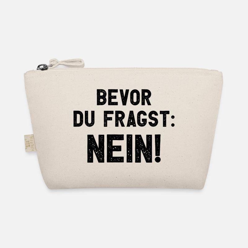 Bevor Du Fragst Nein - Bio-Täschchen - Natur