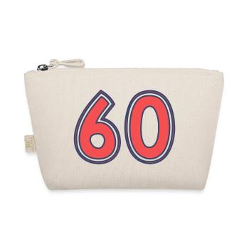 60. 60 YEARS. 60th ANNIVERSARY - Organic Pouch - nature - Front