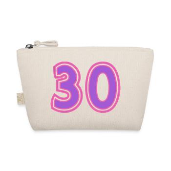 30. 30 ANS. 30e ANNIVERSAIRE. ANNIVERSAIRE 30 ANS. - Trousse biologique - nature - Devant