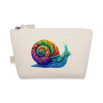 Schnecke - Bio-Täschchen - Natur - Vorne