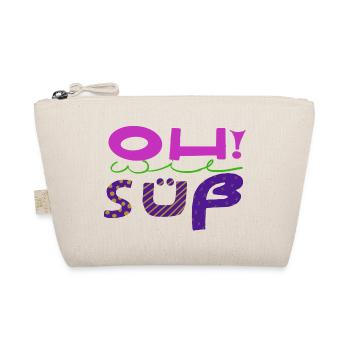 Expressive, handwritten fun art - Organic Pouch - nature - Front