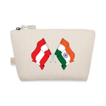 Flag Austria, Flag India - Organic Pouch - nature - Front