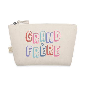 Big Brother - New Born Family - Organic Pouch - nature - Front