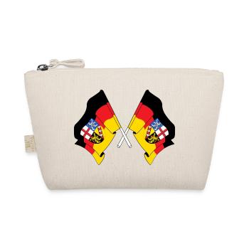 Flags crossed Saarland - Organic Pouch - nature - Front