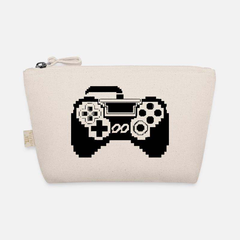 Gamepad Pixel Graphics Organic Pouch