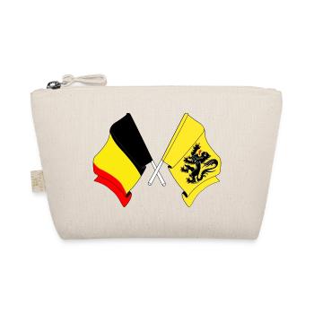 Drapeau de la Belgique et drapeau de la Flandre - Trousse biologique - nature - Devant