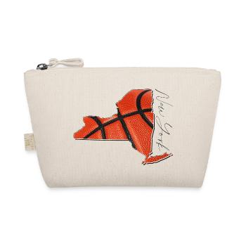 New York (United States) | real basketball | Map Sct - Organic Pouch - nature - Front