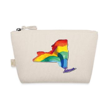 New York (United States) | Real Flag | LGBTQIA+ - Organic Pouch - nature - Front