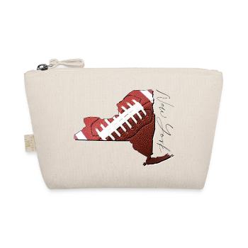 New York (United States) | real football | Map Scpt - Organic Pouch - nature - Front