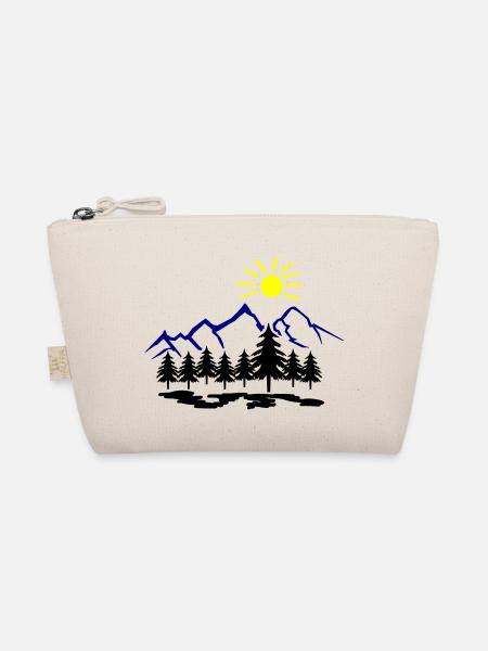 Nature Mountains - Organic Pouch - nature - Front