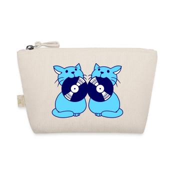DJ 2 Cats Team Friends Crew Disque vinyle dans la bouche - Trousse biologique - nature - Devant