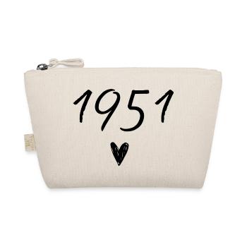 1951 coeur anniversaire - Trousse biologique - nature - Devant