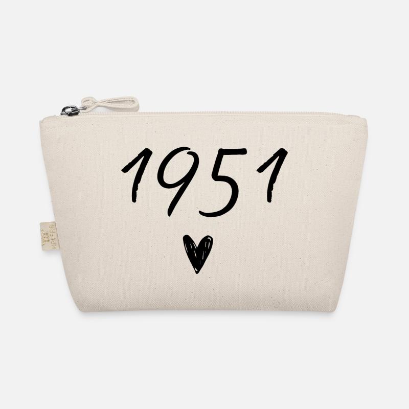 1951 Heart Anniversary Organic Pouch