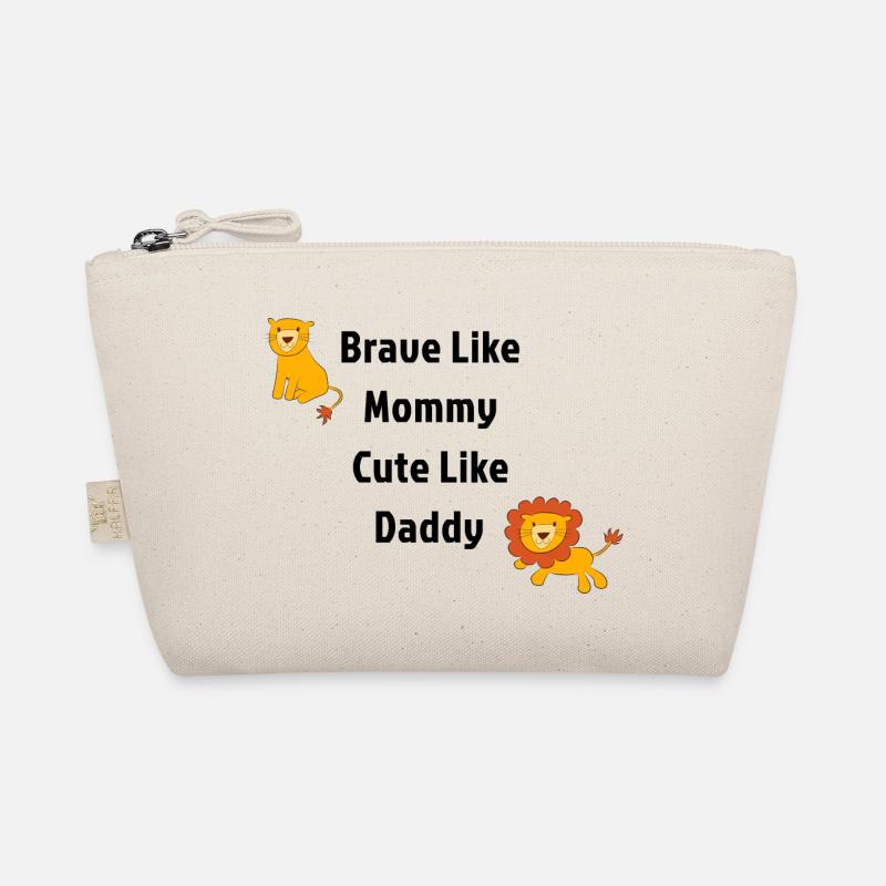 Brave Comme Maman mignon Comme Papa Lion Trousse biologique