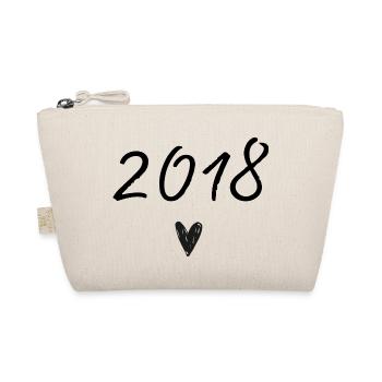 2018 coeur anniversaire - Trousse biologique - nature - Devant