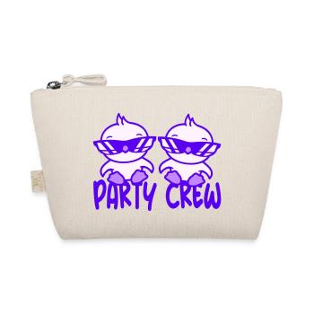Two Chicks Party Crew Chicks Birds 2 Friends Team - Organic Pouch - nature - Front