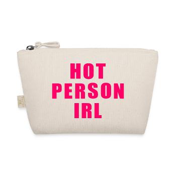 Hot person irl - Bio-Täschchen - Natur - Vorne
