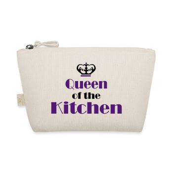 Women's Cooking Apron - Organic Pouch - nature - Front