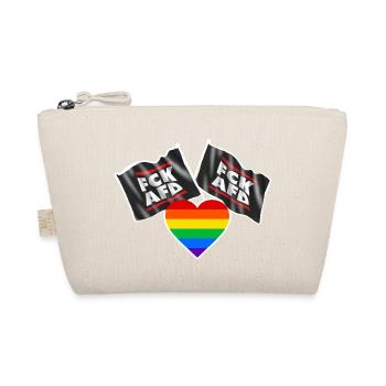 LGBTQ+ - FCKAFD - Bio-Täschchen - Natur - Vorne