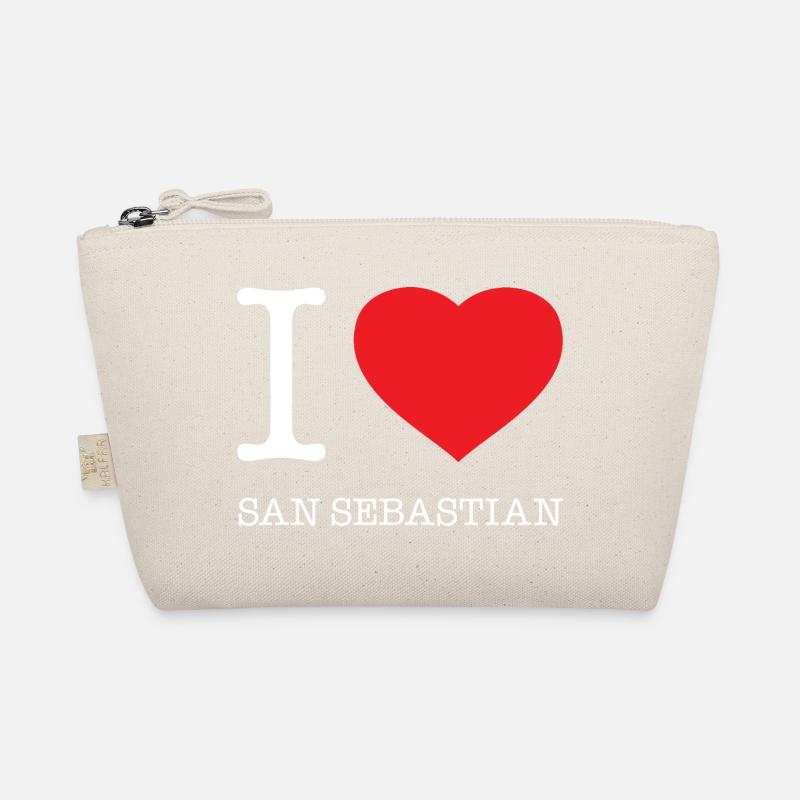 I LOVE SAN SEBASTIAN Spain Spanien Bio-Täschchen