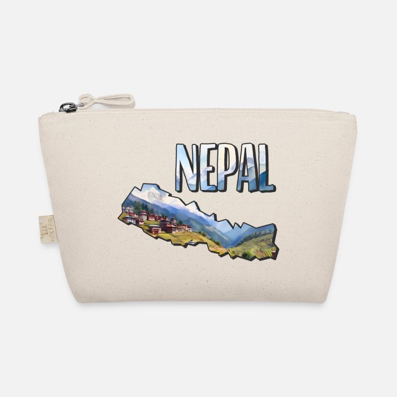 Carte à l’aquarelle Népal Trousse biologique
