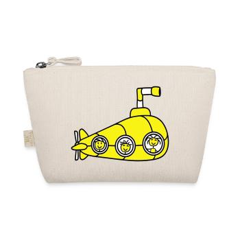 Funny 3 Submarine Crew Team Three Friends Sailors - Organic Pouch - nature - Front