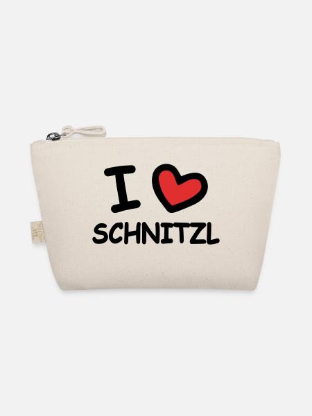 I Love Schnitzl - Bio-Täschchen - Natur