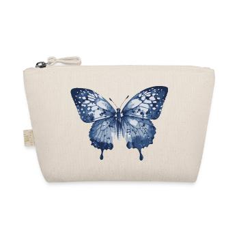 Butterfly Elegant Nature Motif - Organic Pouch - nature - Front