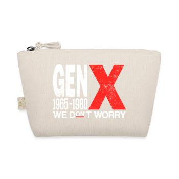 Generation X – Old School & Proud - Bio-Täschchen - Natur - Vorne