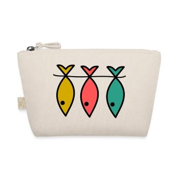 FISH. APRIL FOOL. HOLIDAY. SUMMER. HUMOR - Organic Pouch - nature - Front