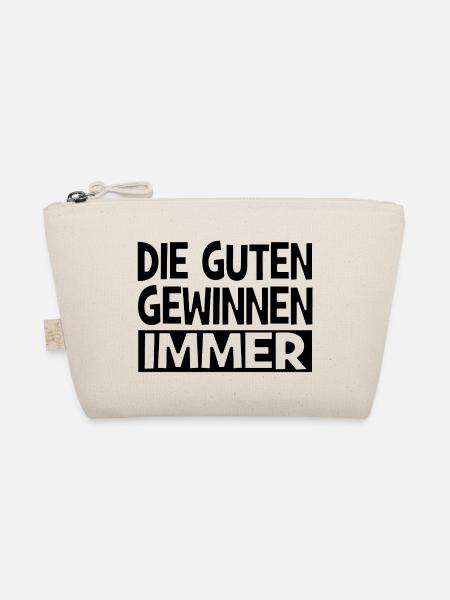 Die Guten gewinnen immer. - Bio-Täschchen - Natur