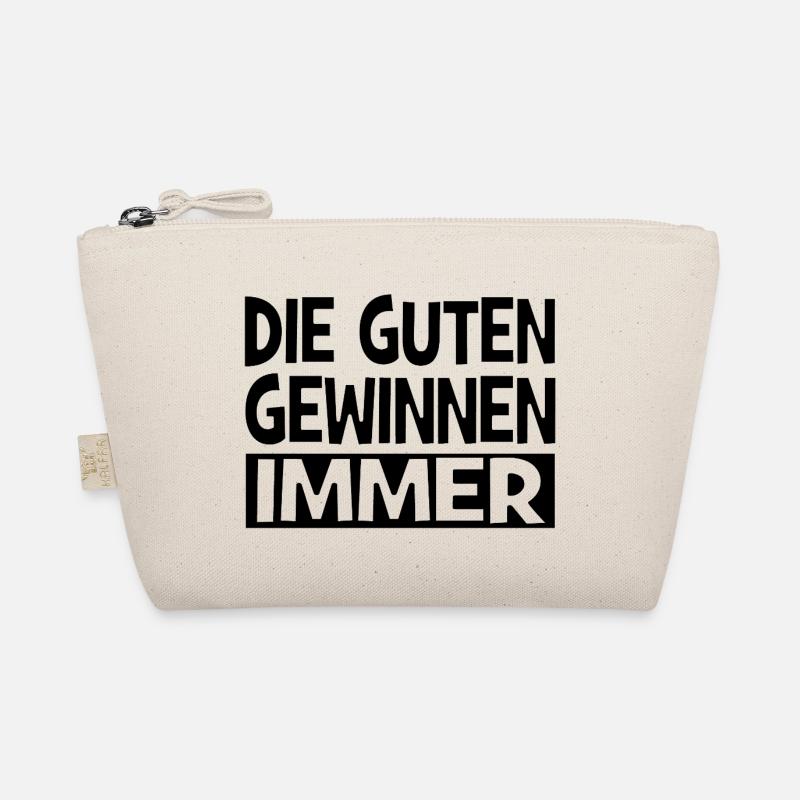 Die Guten gewinnen immer. - Bio-Täschchen - Natur