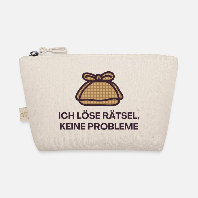 Ich löse Rätsel, keine Probleme - Bio-Täschchen - Natur