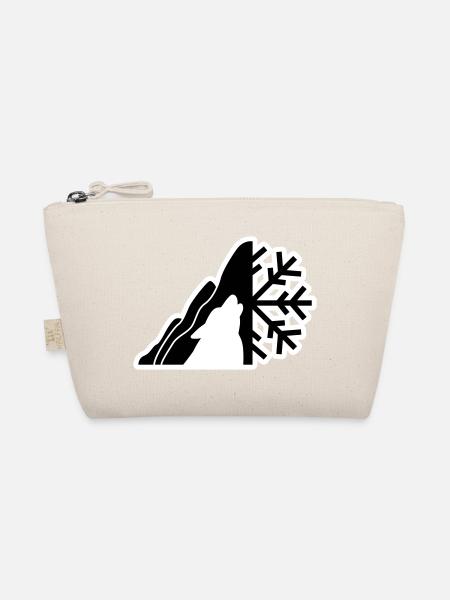 Mountain Logo - Organic Pouch - nature - Front