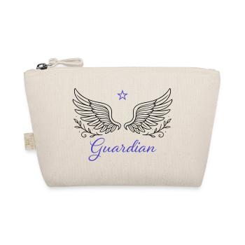 Guardian Wings - Spiritual Angel Art - Organic Pouch - nature - Front