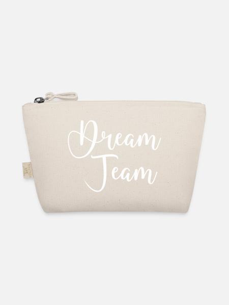 dream team - Bio-Täschchen - Natur - Vorne