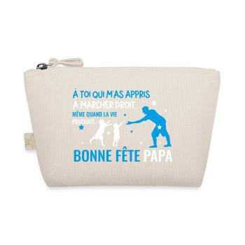 Bonne fete papa bleu ciel - Trousse biologique - nature - Devant